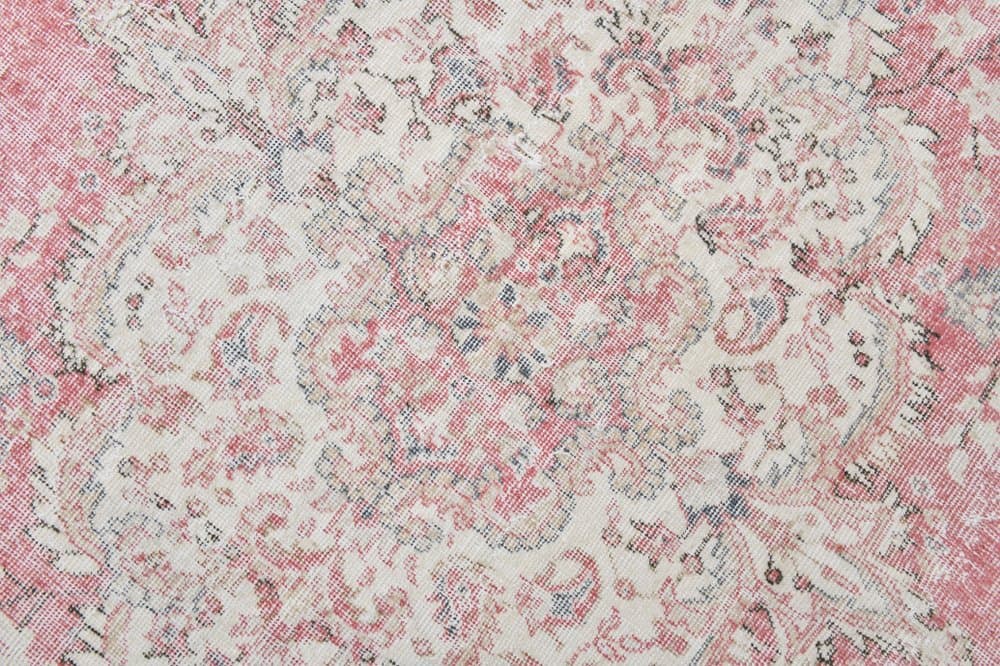 Rug 305x206 cm, pink, wool, Turkey, 1970s. - 219308