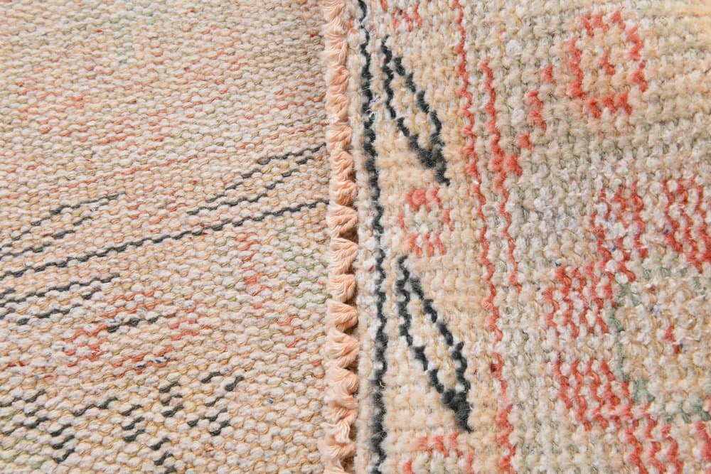 Rug 190x298 cm, beige, pink, wool, Turkey, 1970s. - 219263