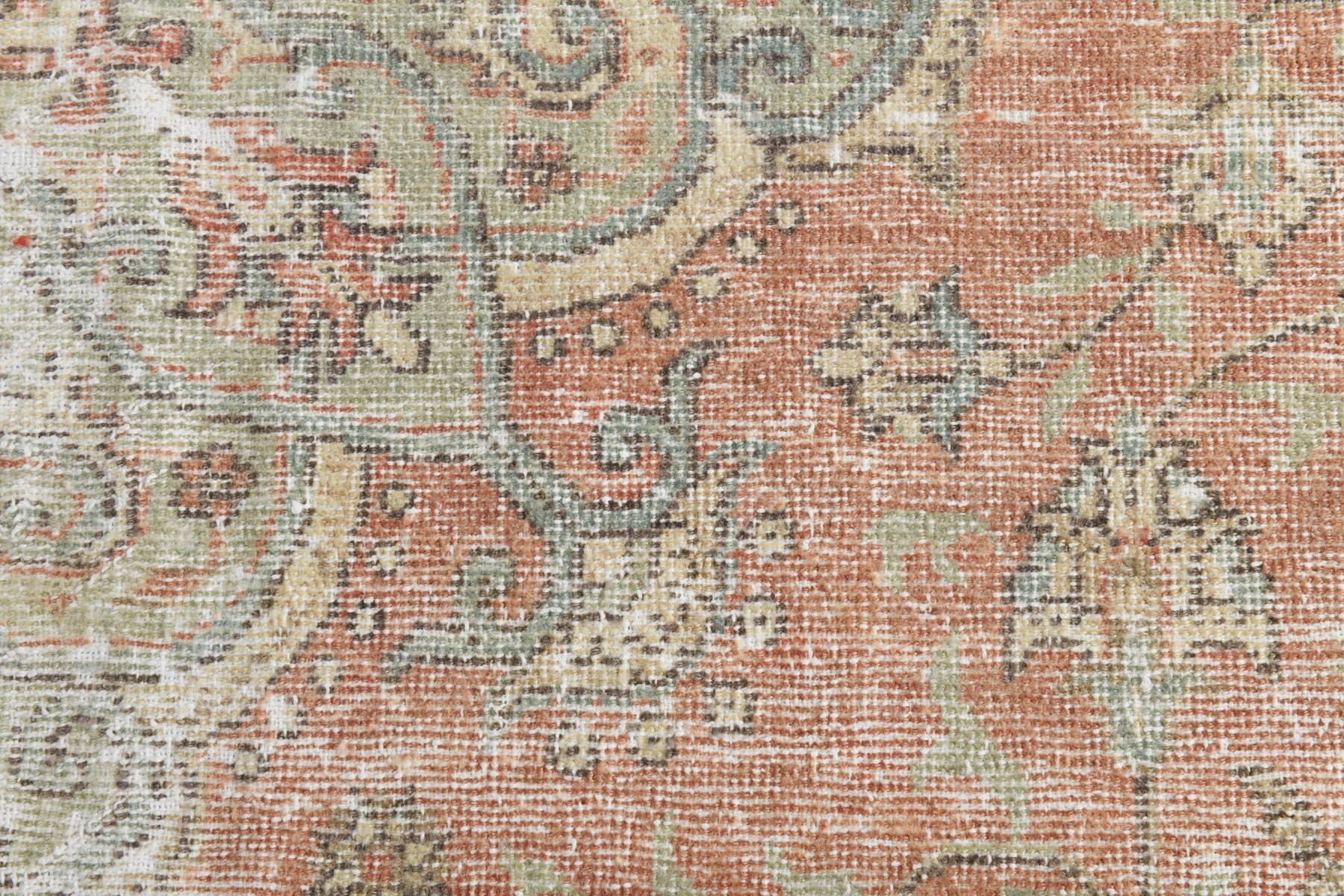 Dywan 357x284 cm, beżowy, wełna, Turcja, lata 60. - 219257