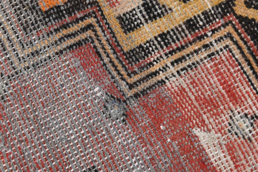 Dywan 179x100 cm, różowy, beżowy, wełna, Turcja, lata 60. - 219159