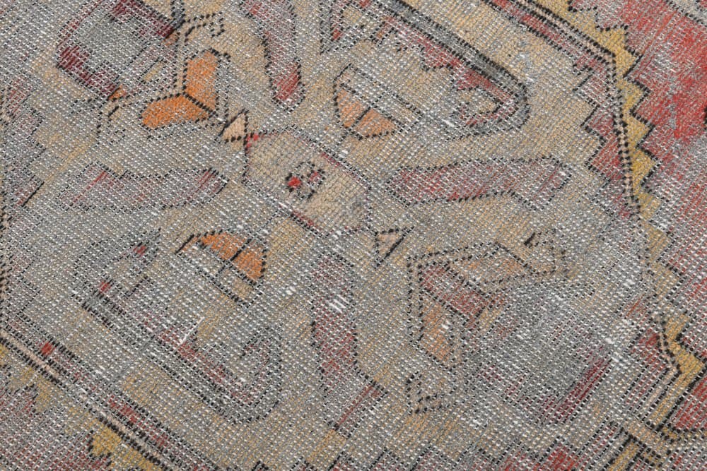 Dywan 179x100 cm, różowy, beżowy, wełna, Turcja, lata 60. - 219168