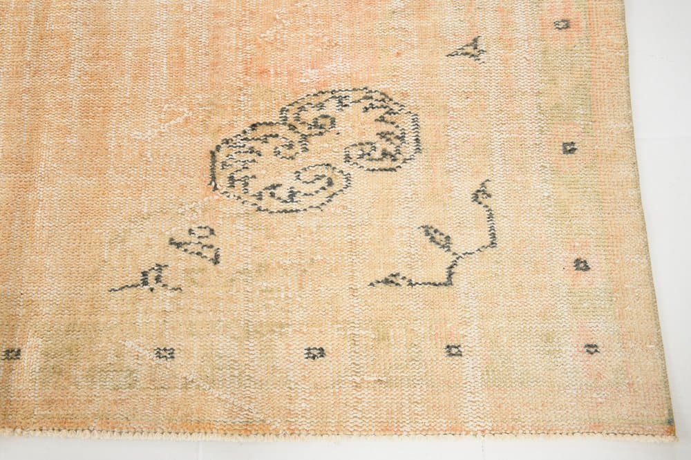 Dywan 185x310 cm, pomarańczowy, wełna, Turcja, lata 60. - 219090