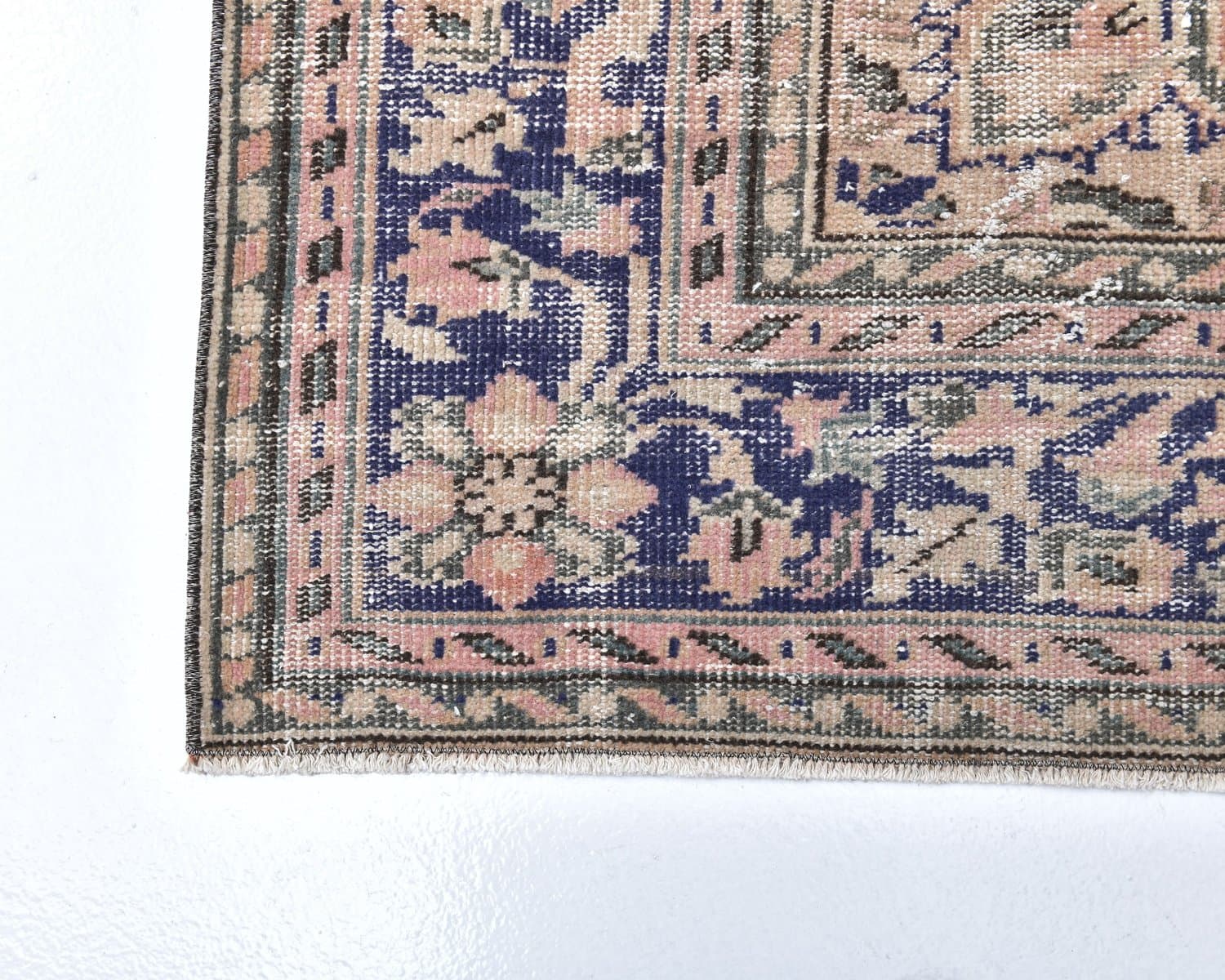 Rug 238x354 cm, brown, wool, Turkey, 1960s - 219076