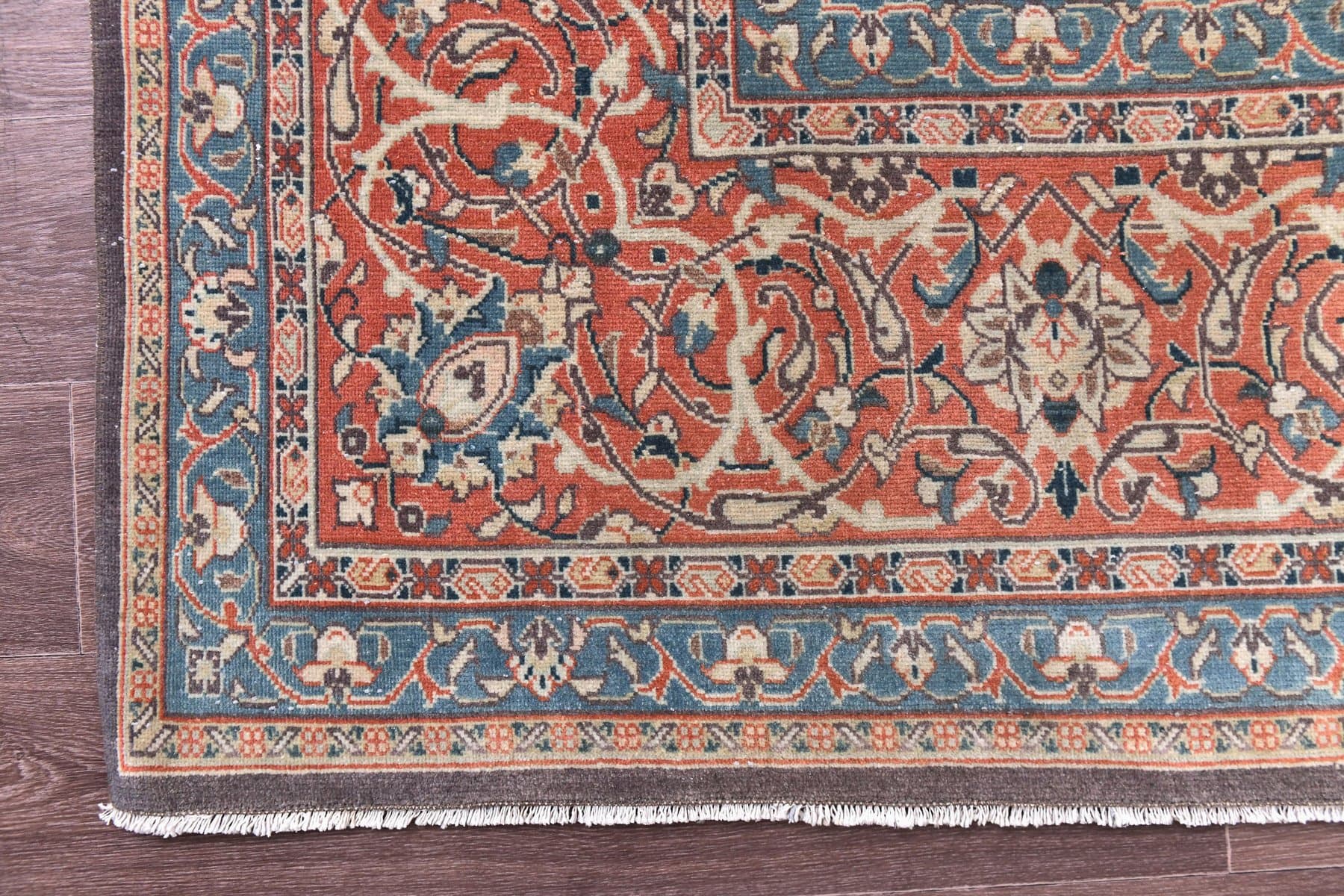 Dywan 413x309 cm, czerwony, wełna, Turcja, lata 60. - 219051