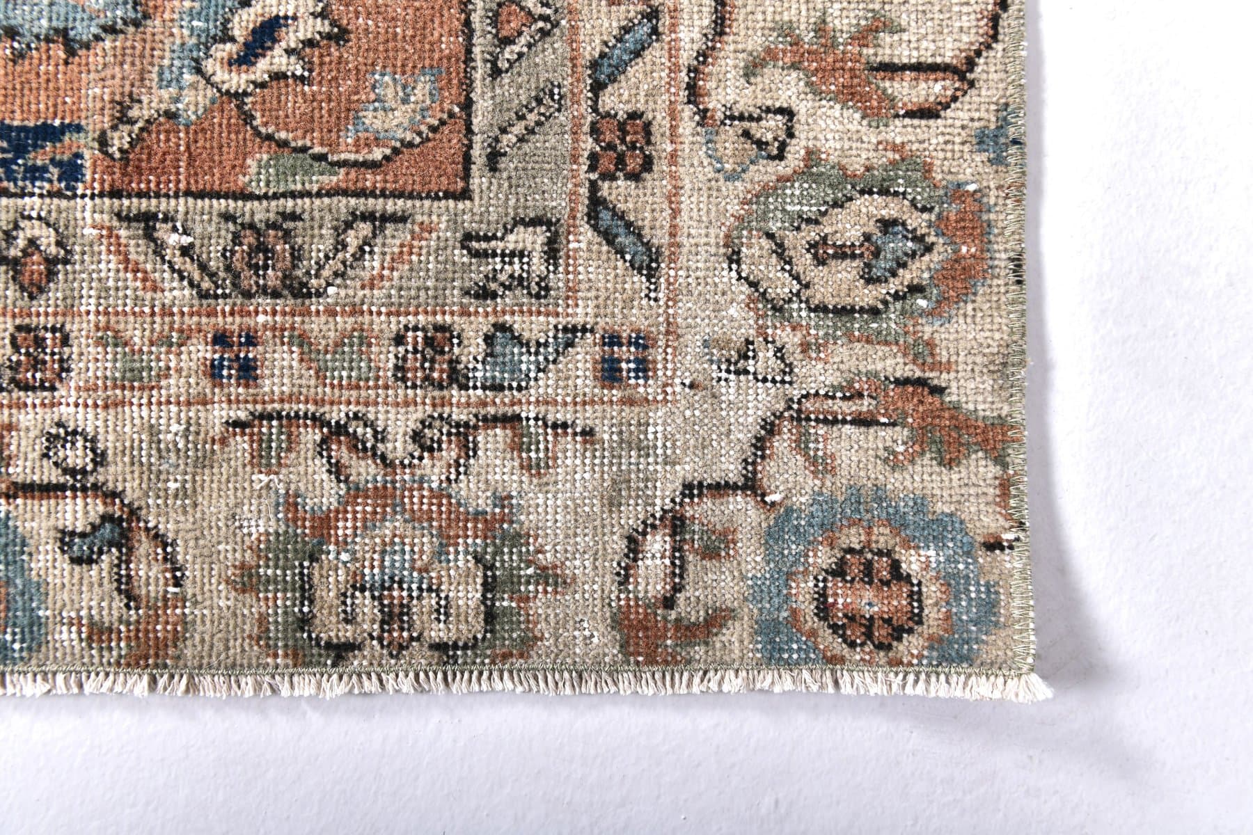 Rug 186x291 cm, beige, wool, Turkey, 1970s. - 219037