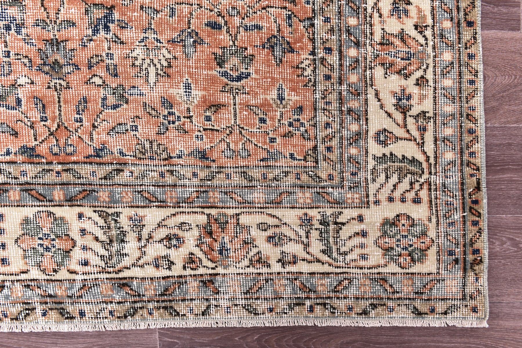 Dywan 197x310 cm, czerwony, wełna, Turcja, lata 60. - 218958