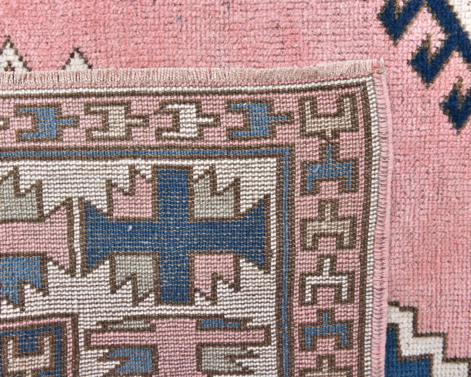 Dywan 252x183 cm, niebieski, czerwony, wełna, Turcja, lata 70. - 218907