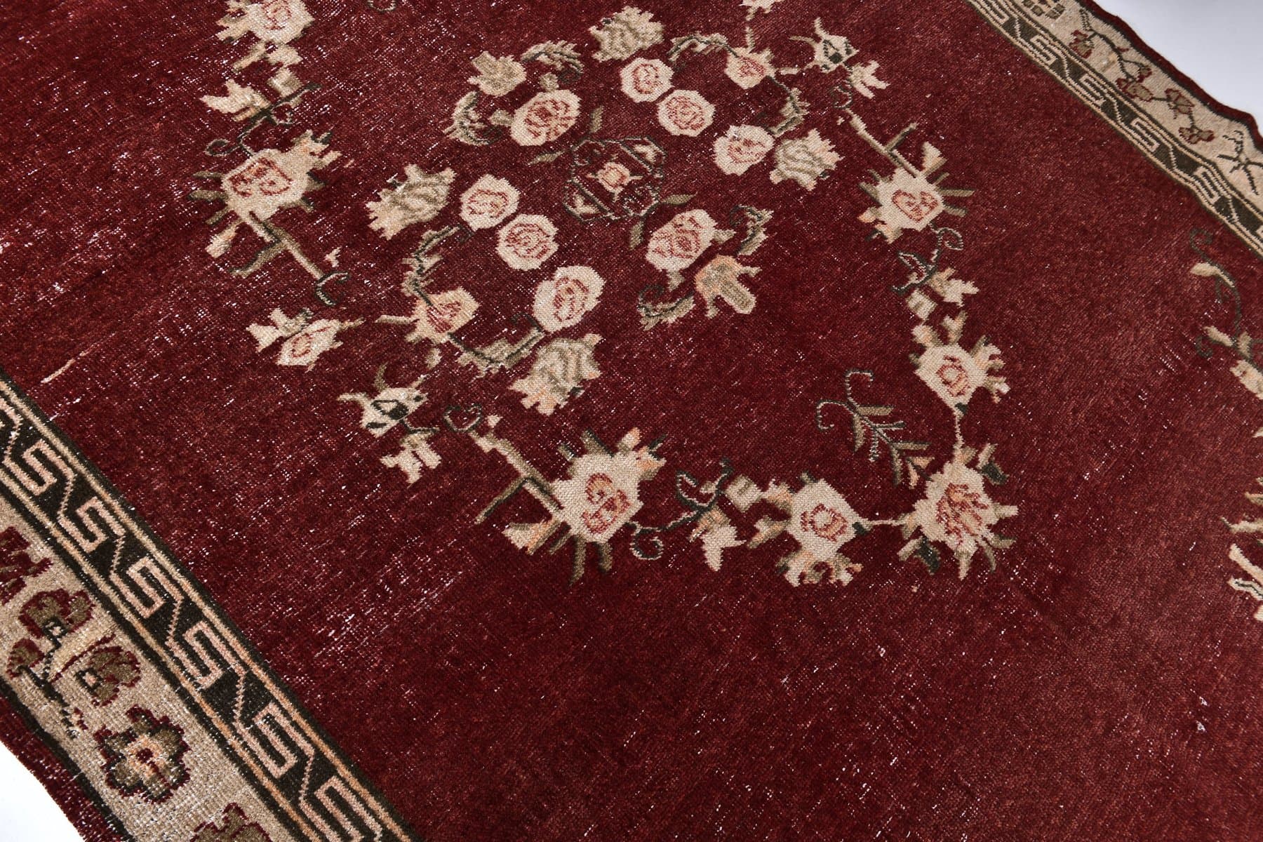 Dywan 196x306 cm, czerwony, wełna, Turcja, lata 70. - 218804