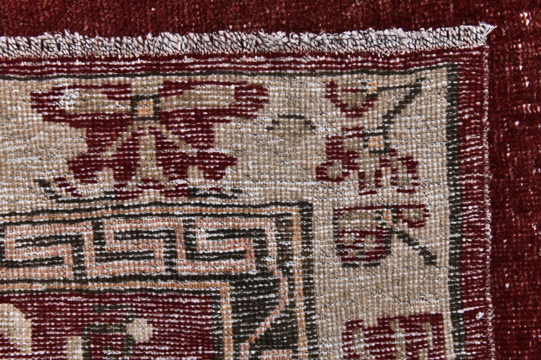 Dywan 196x306 cm, czerwony, wełna, Turcja, lata 70. - 218799