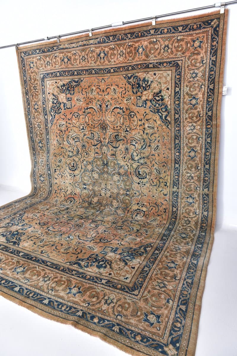 Dywan 380x275 cm, czerwony, wełna, lata 70. - 218331