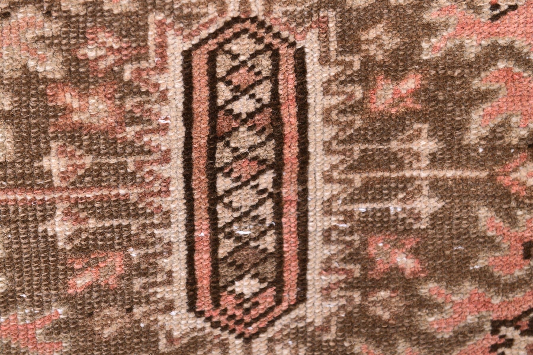 Dywan 381x242 cm, brązowy, wełna, lata 70. - 218280