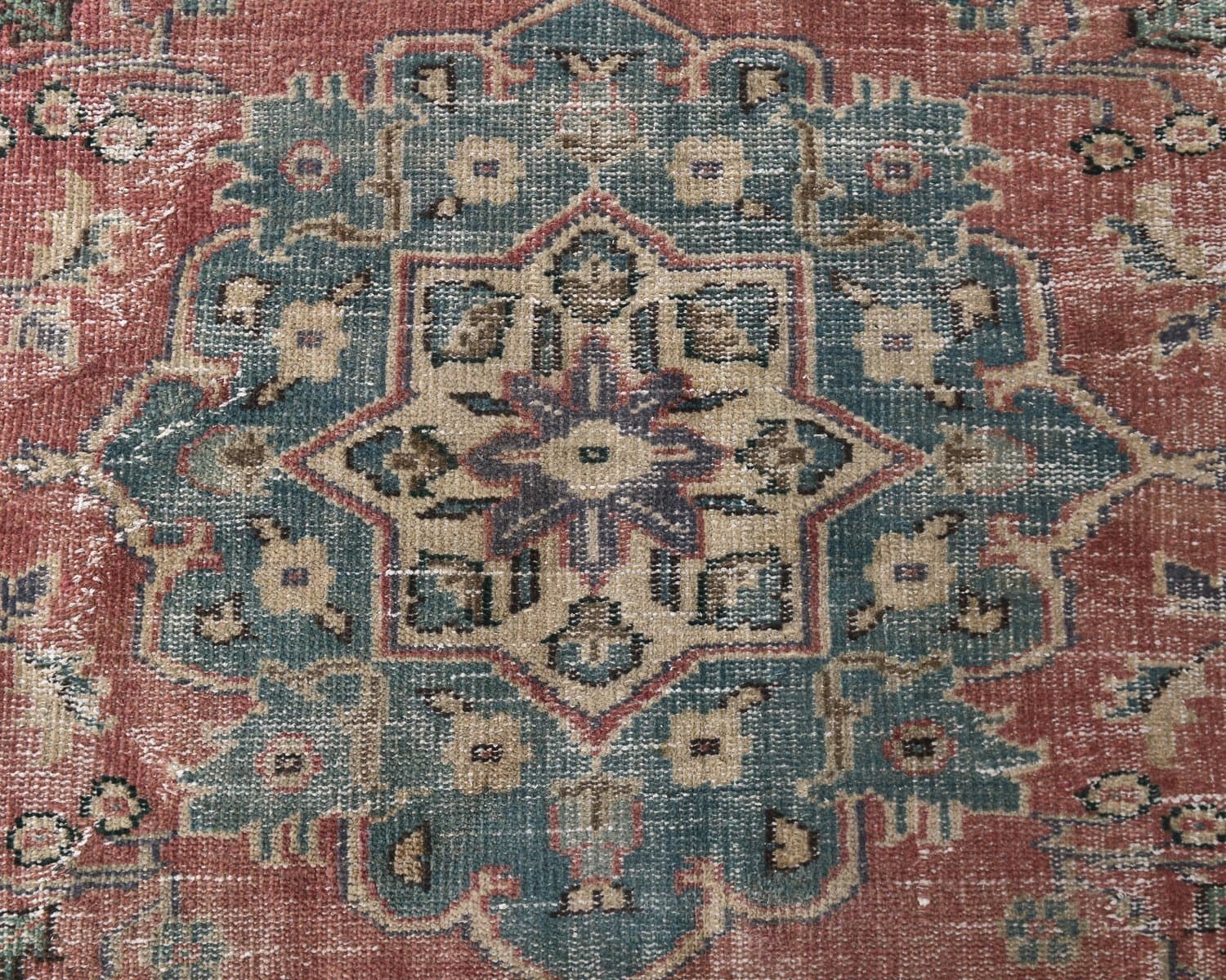 Dywan 333x211 cm, czerwony, wełna, Turcja, lata 70. - 218247