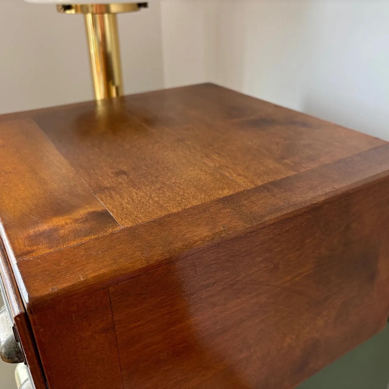 Organizer, sklejka brązowa, Niemcy, lata 50. - 15737