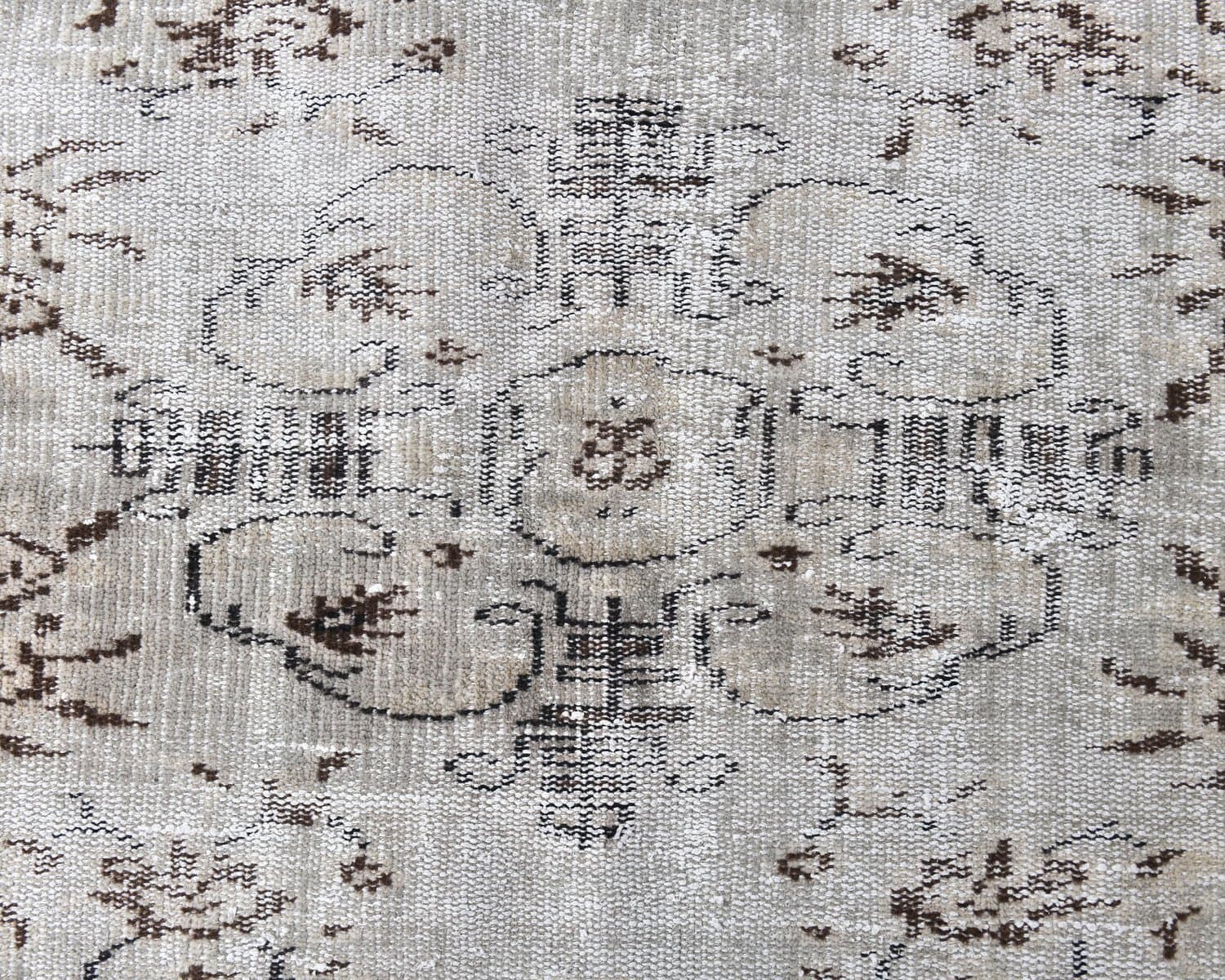 Dywan 235x166 cm, szary, wełna, Turcja, lata 70. - 218168