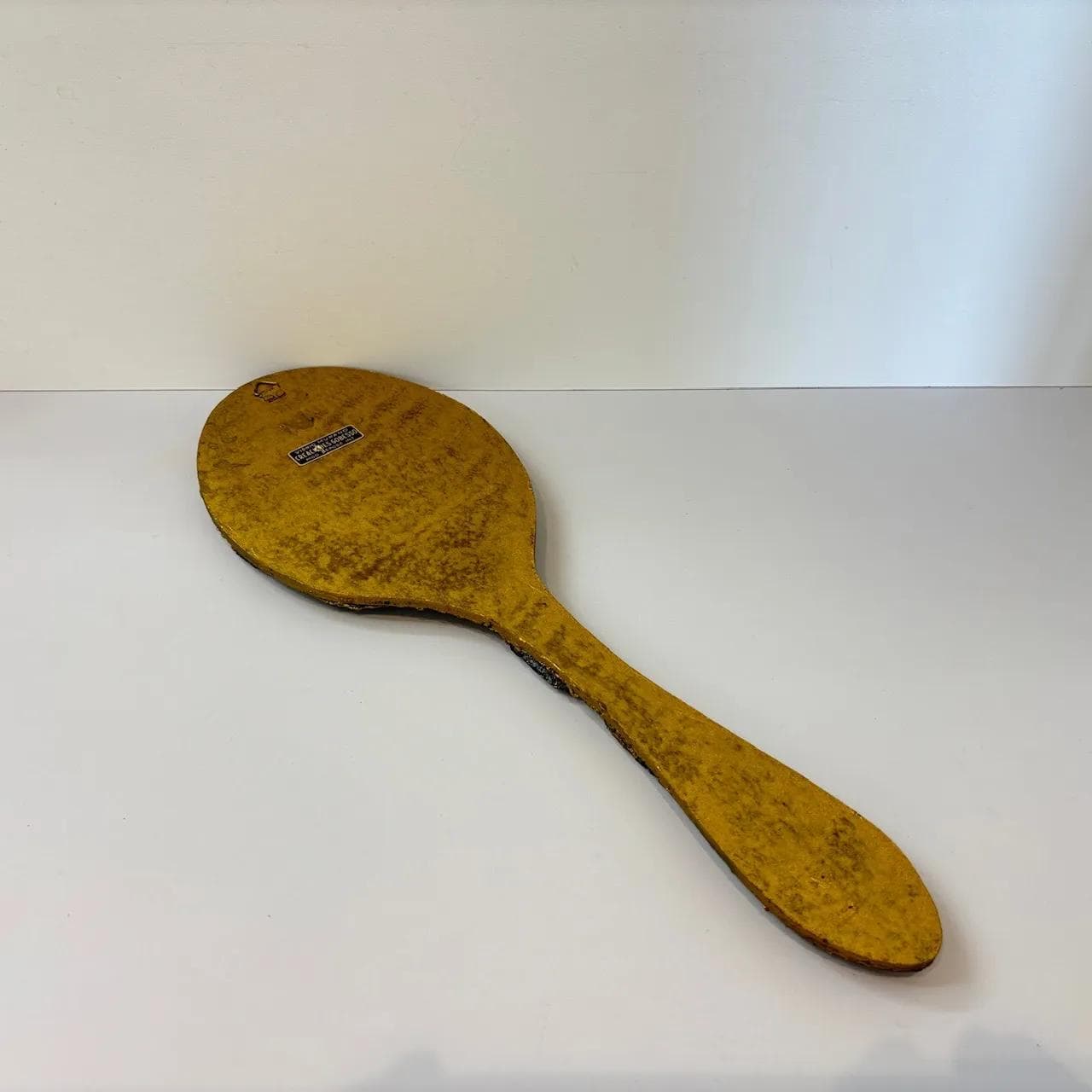 Mirror, Murano glass, golden brass, Italy, 1960s. - 15731