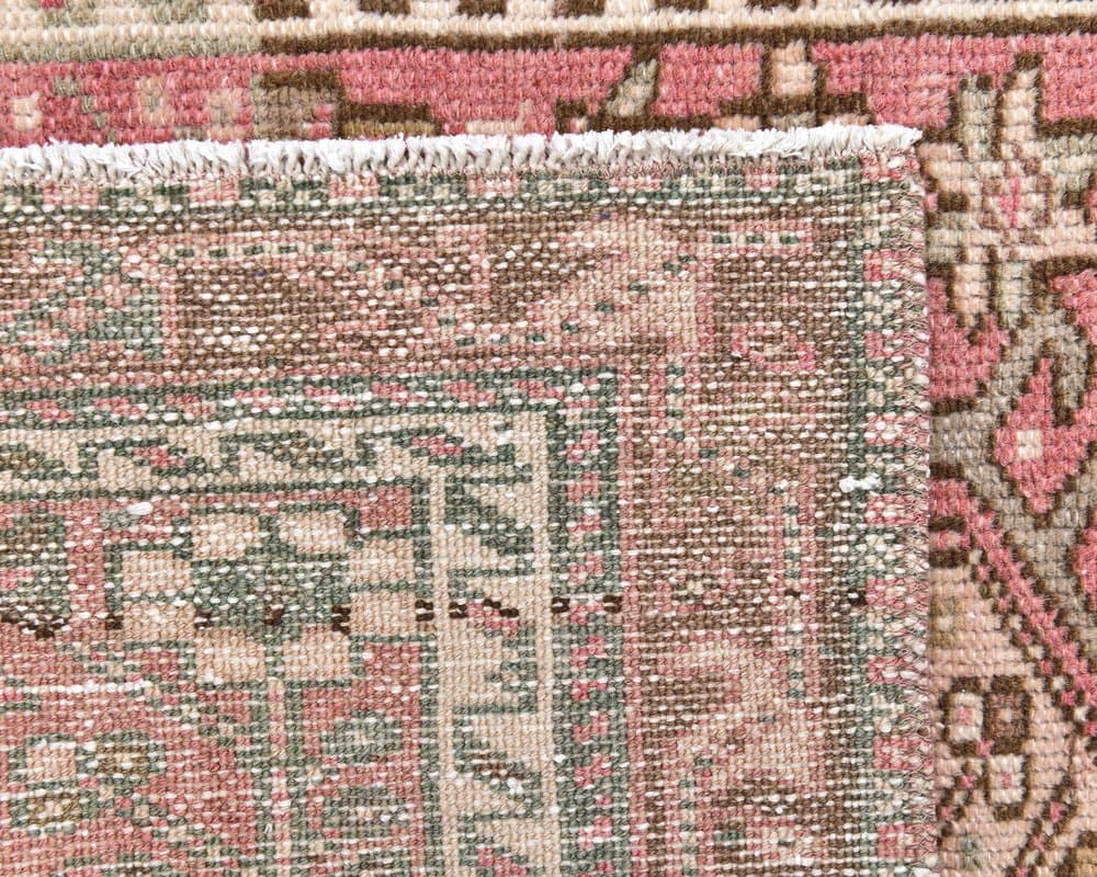 Chodnik 77x395 cm, brązowy, wełna, lata 70. - 217964