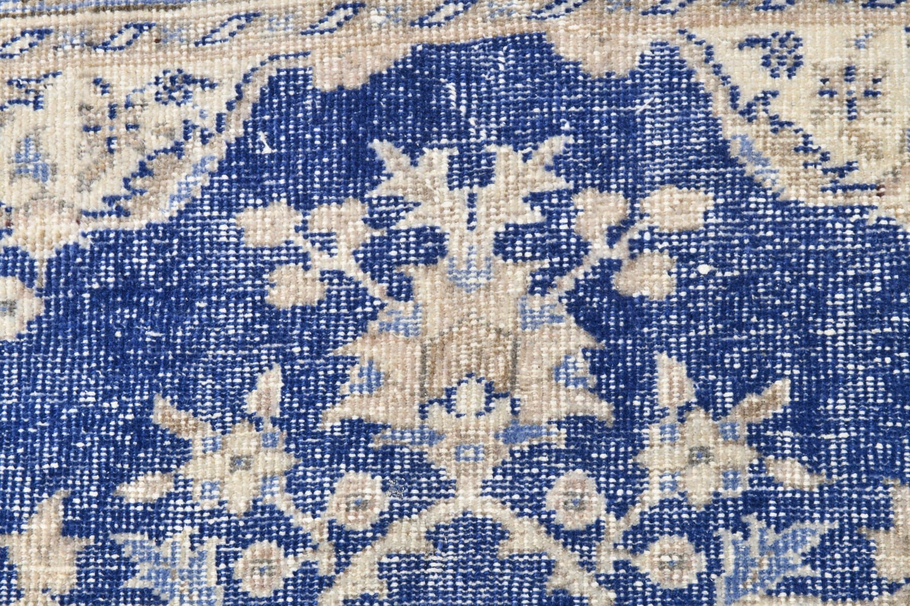 Dywan 332x250 cm, niebieski, wełna, lata 70. - 217680