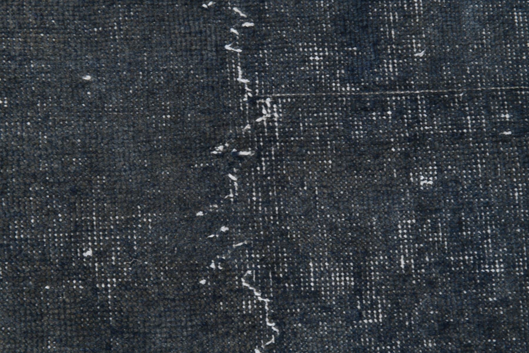 Dywan 344x233 cm, granatowy, wełna, lata 60. - 217657