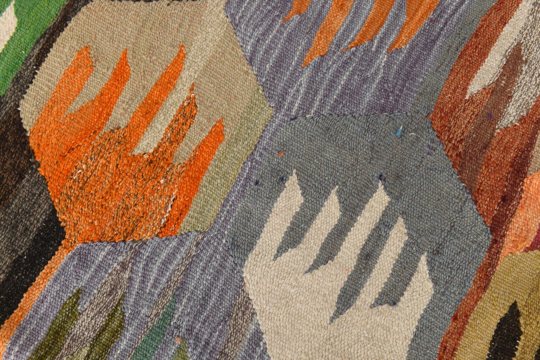 Kilim Rug 438x298 cm, red, wool, Turkey, 1960s. - 217378