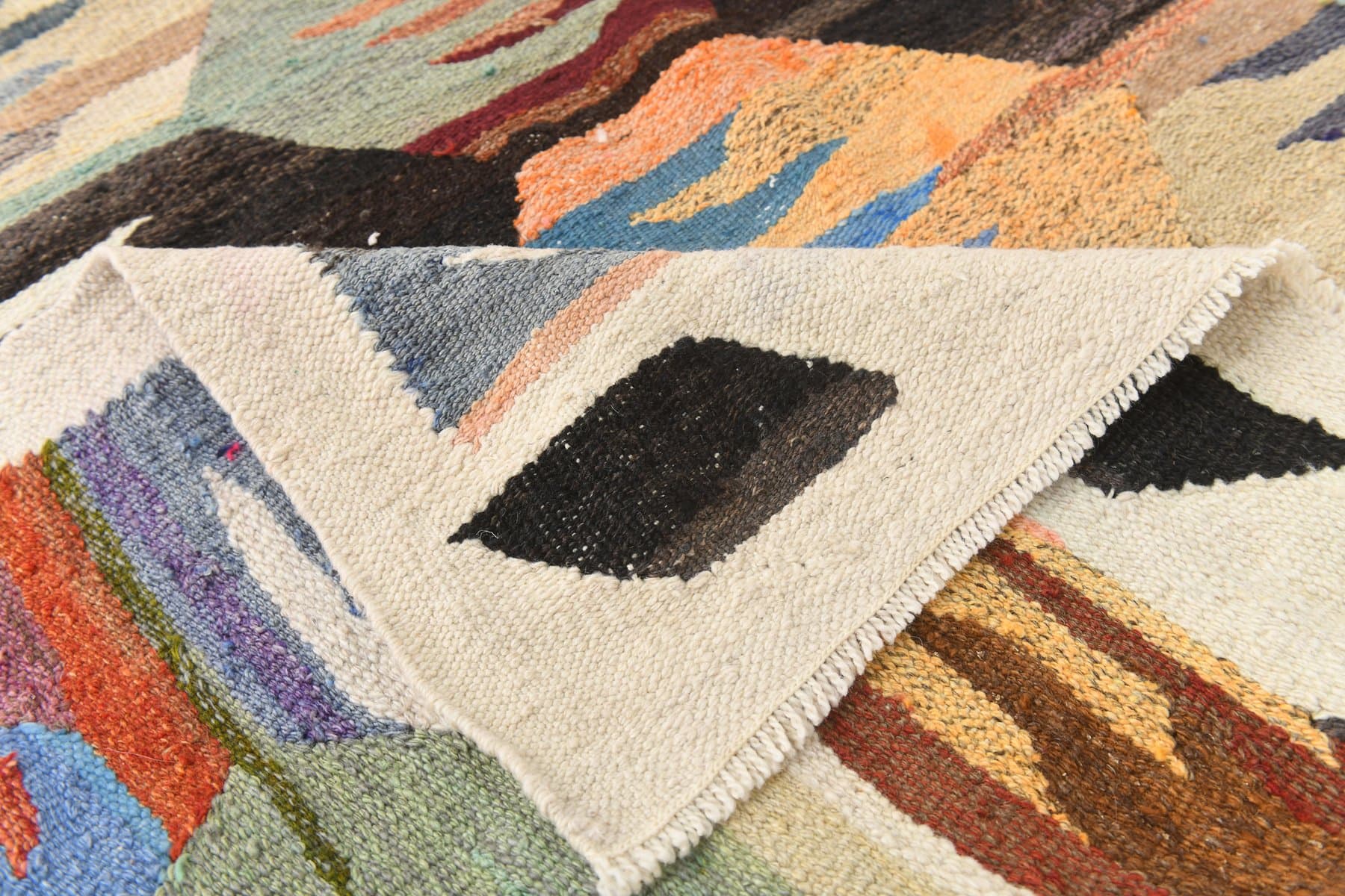 Kilim Rug 438x298 cm, red, wool, Turkey, 1960s. - 217371