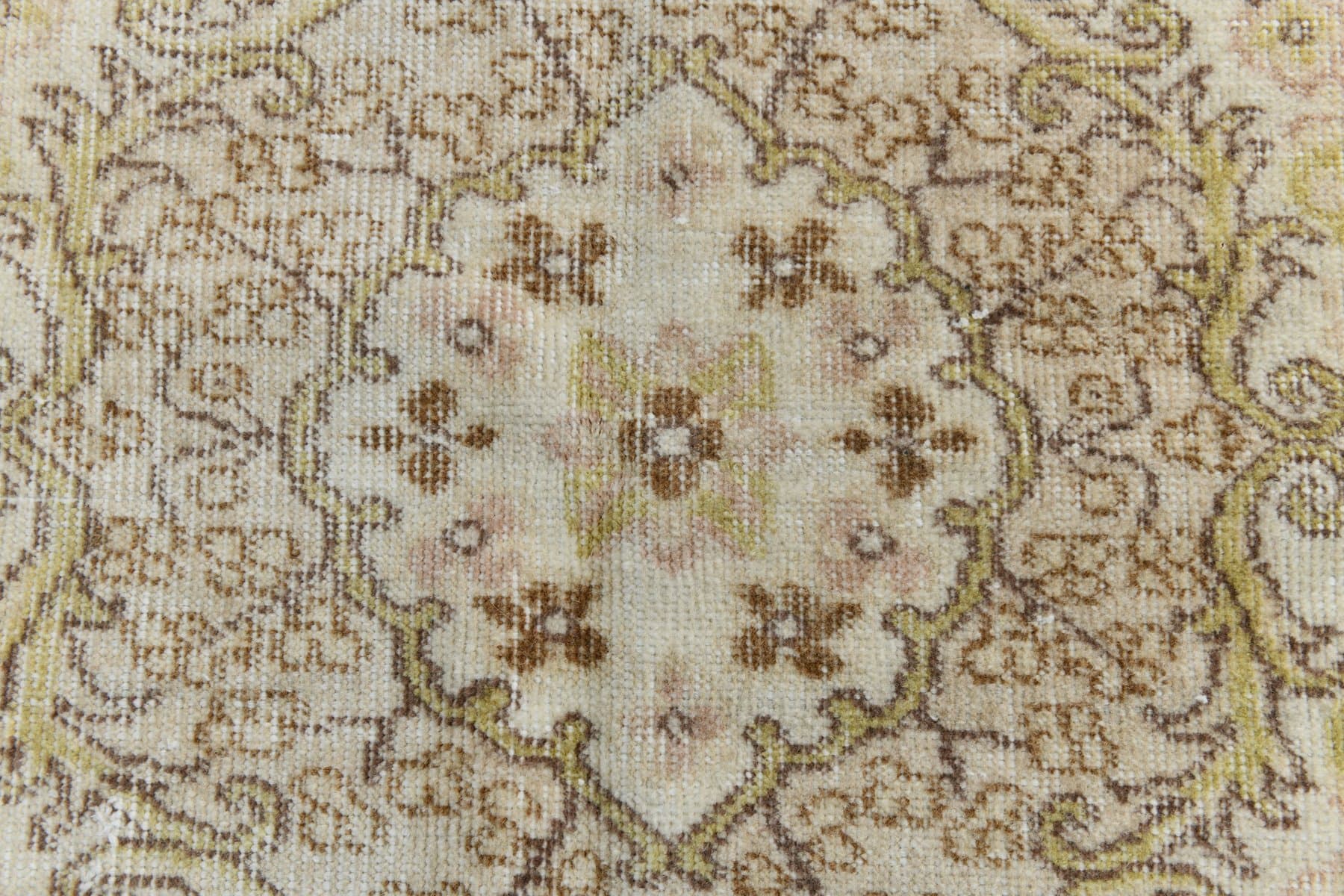 Dywan 154x258 cm, beżowy, wełna, lata 70. - 217289