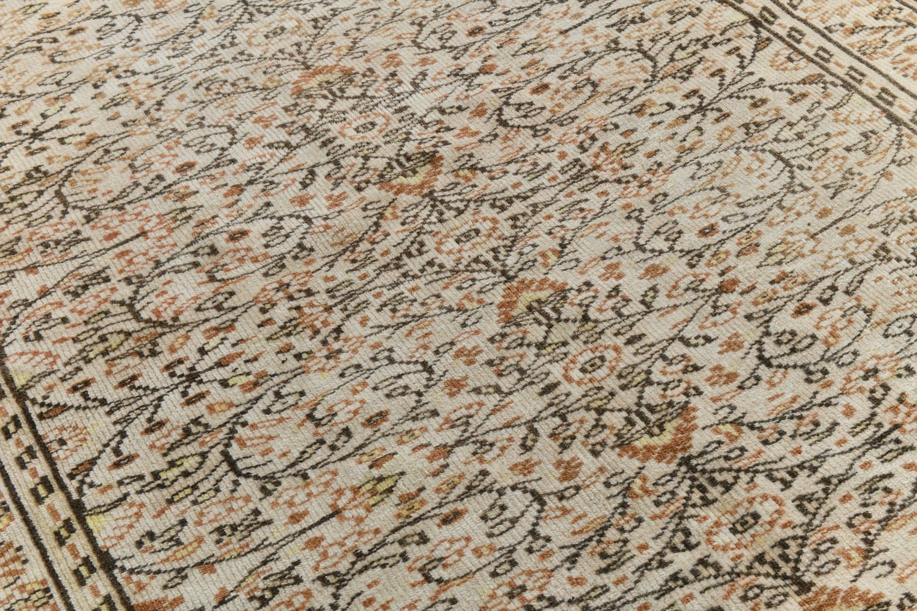 Dywan 182x268 cm, beżowy, wełna, lata 70. - 217251