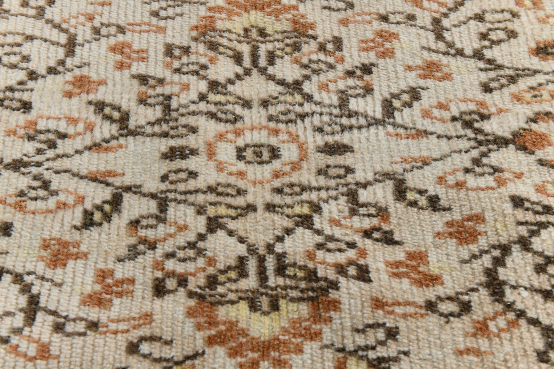 Dywan 182x268 cm, beżowy, wełna, lata 70. - 217249