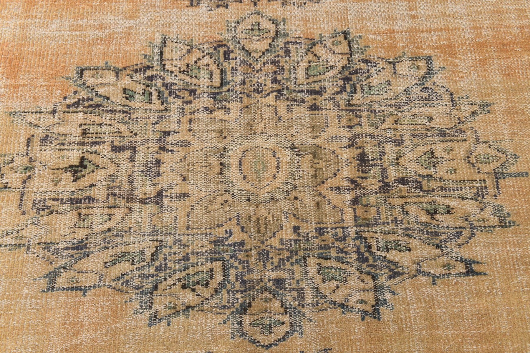 Dywan 224x143 cm, beżowy, wełna, lata 70. - 217126