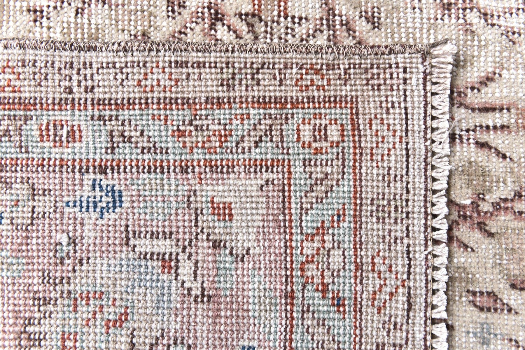 Dywan 301x210 cm, beżowy, wełna, Turcja, lata 70. - 216989