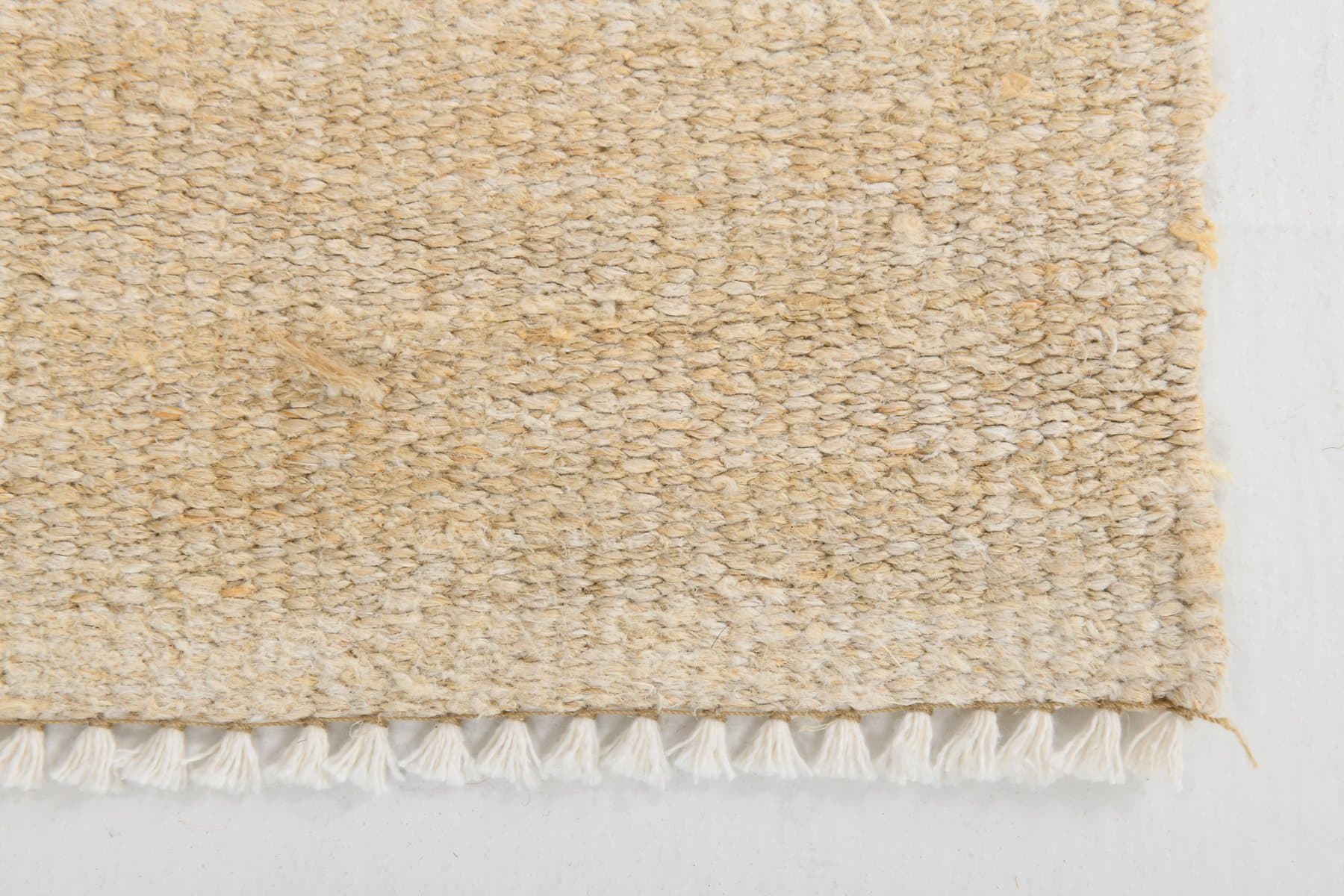 Runner 198x58 cm, beige, hemp, 1970s - 216963