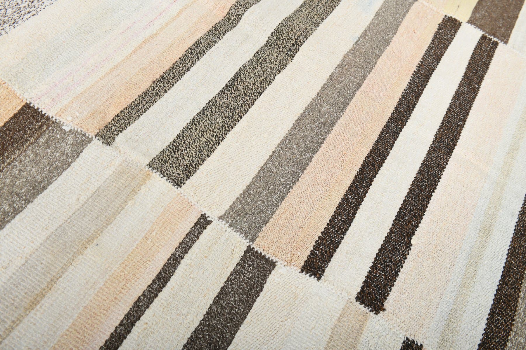 Rug 228x353 cm, beige, hemp, 1970s - 216715