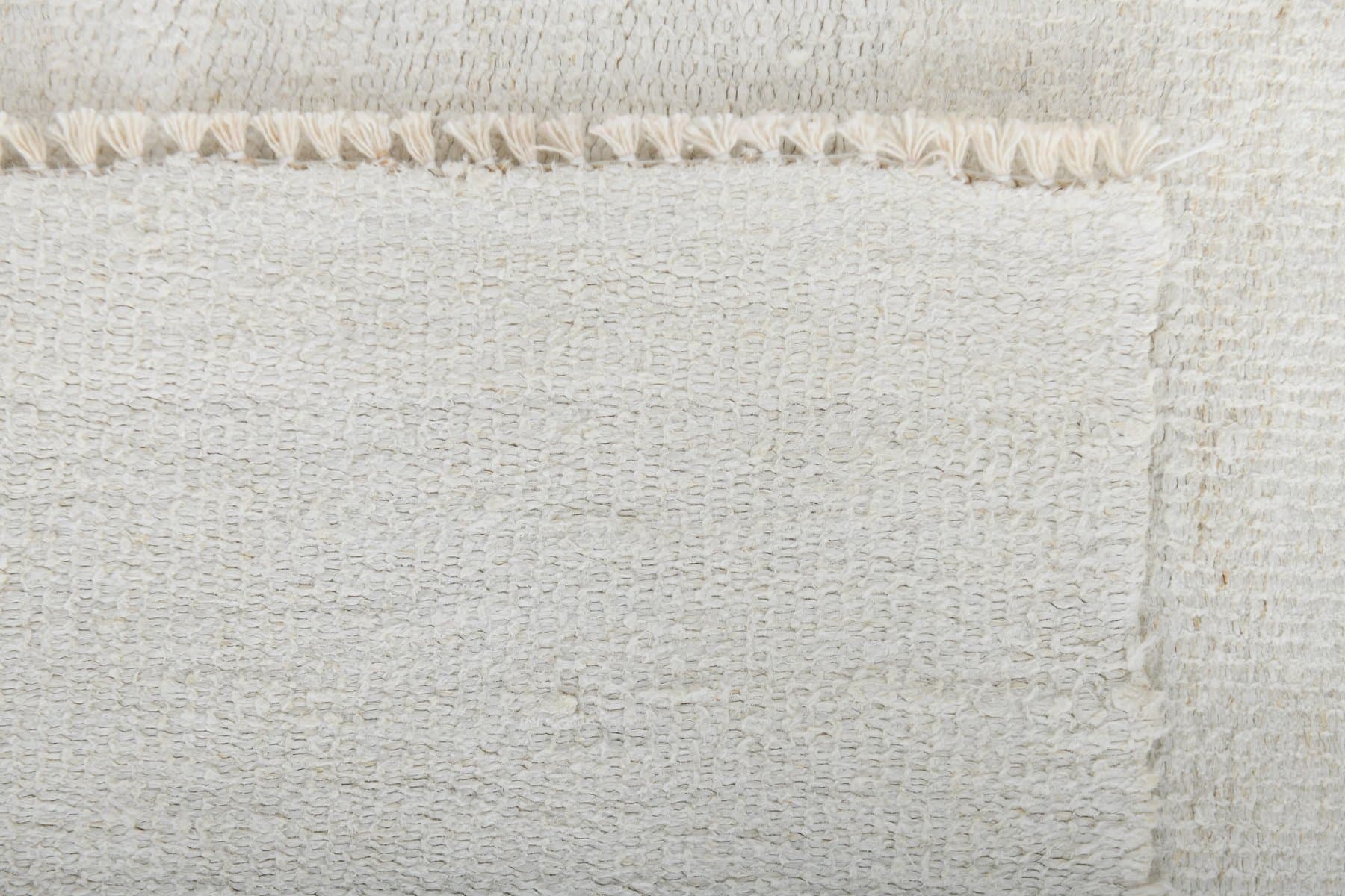 Kilim 278x240 cm, beżowy, konopie, lata 70. - 215980