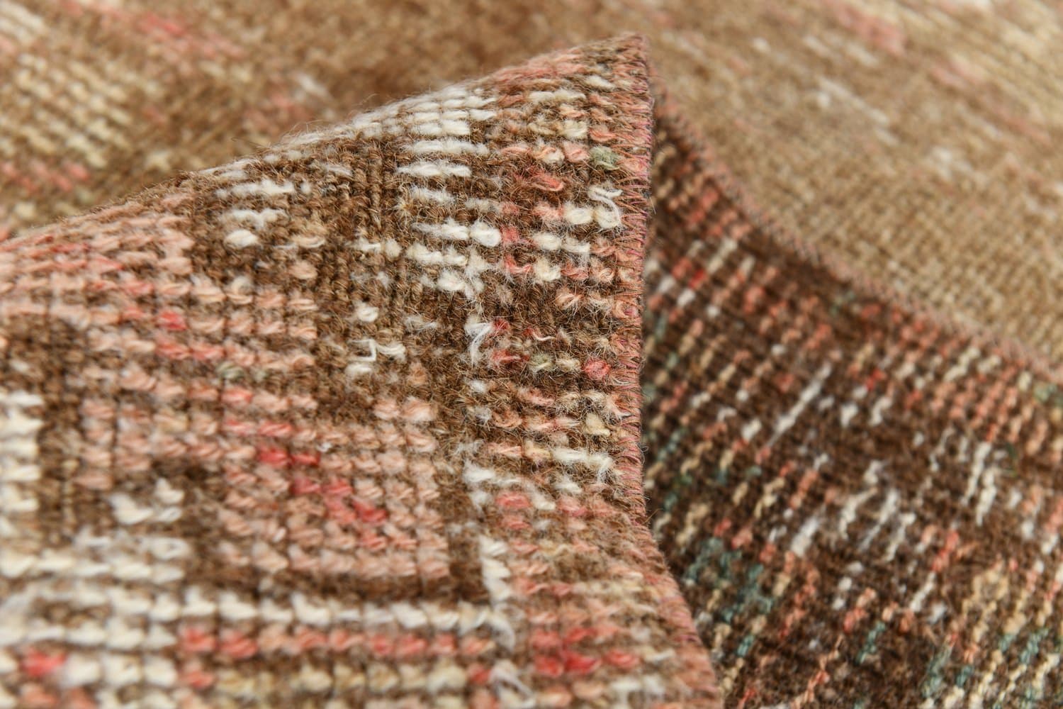 Rug 152x298 cm, brown, wool, 1960s - 215953