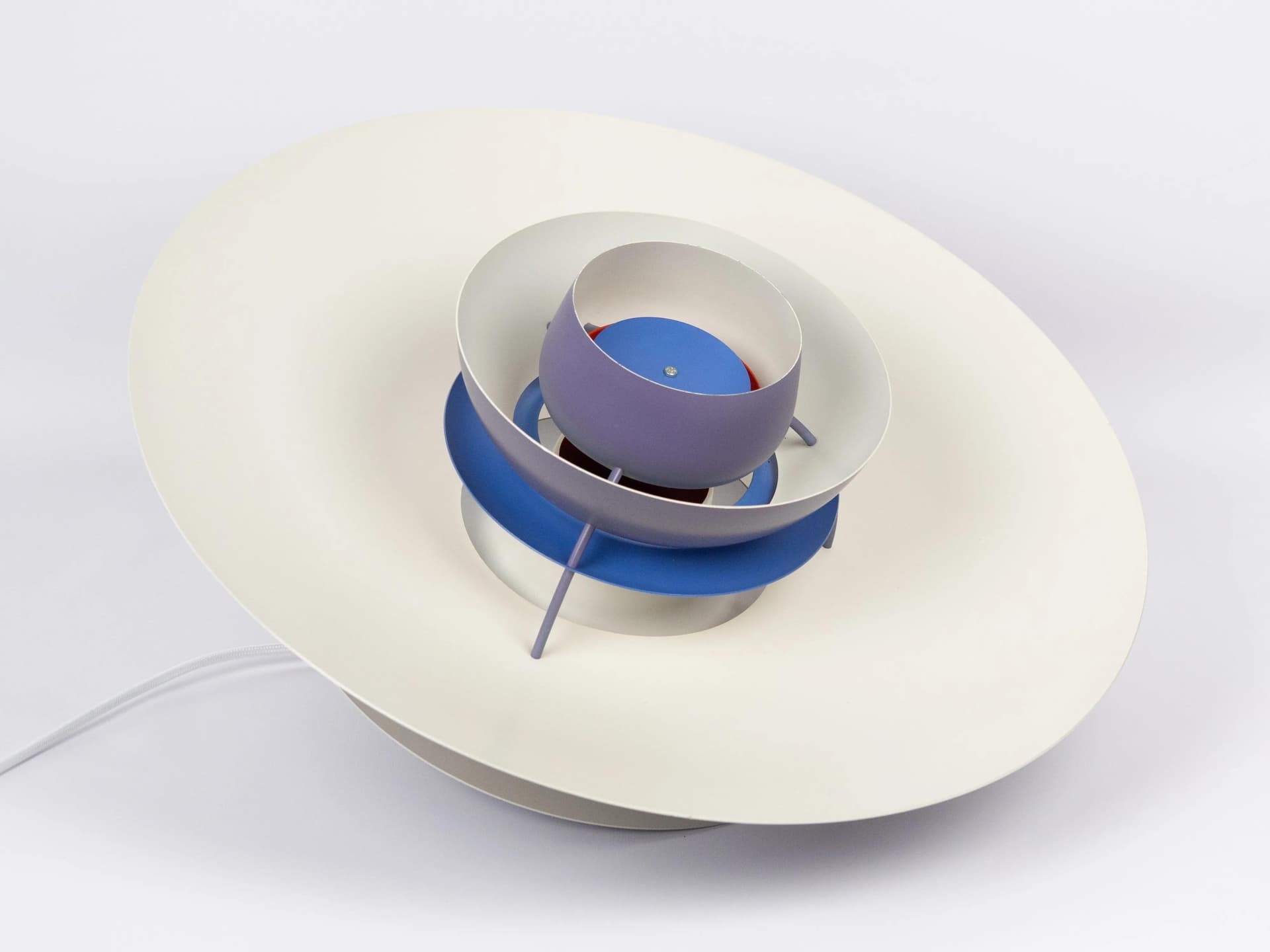 Indygo lampa wisząca PH 5, proj. P. Henningsen dla Louis Poulsen, Dania, lata 50. - 15861