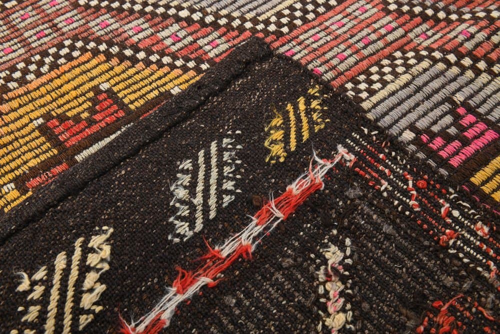 Kilim 166x278 cm, brown, wool, 1970s - 215847