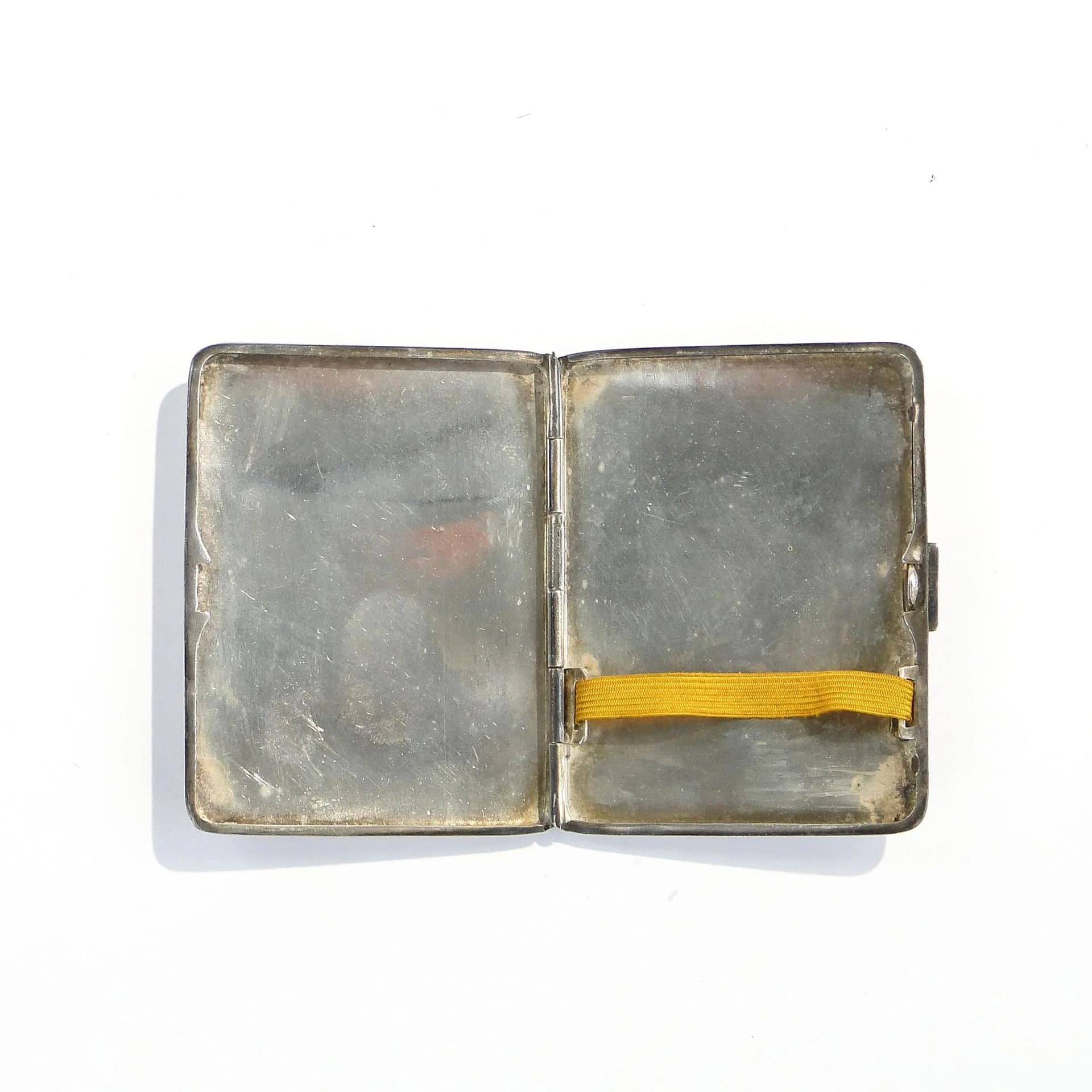 Silver-Plated Art Deco Engraved Cigarette Case, HOKA, Germany, 1930s - 15895