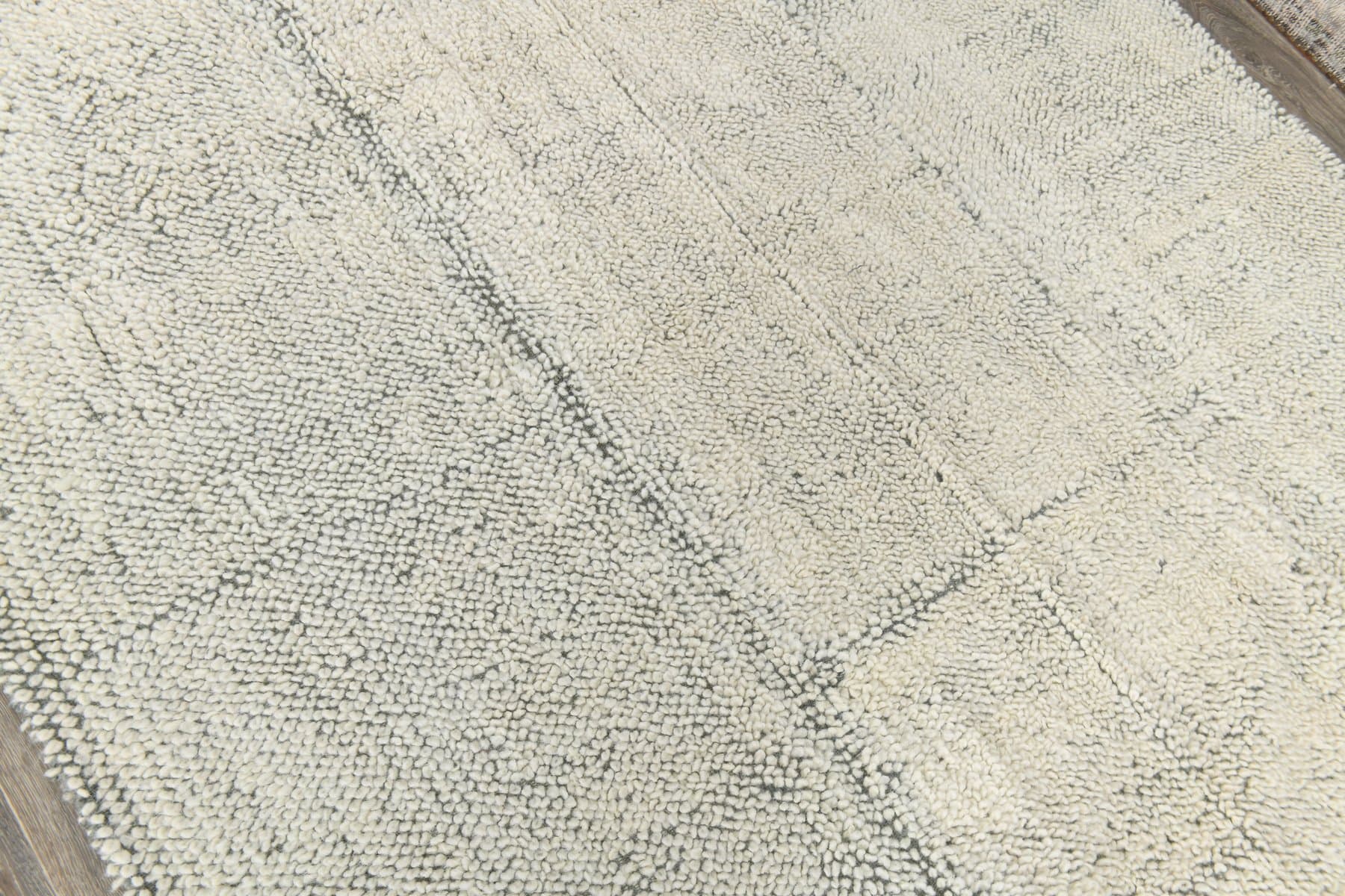 Kilim 198x307 cm, white, wool, 1970s - 216498