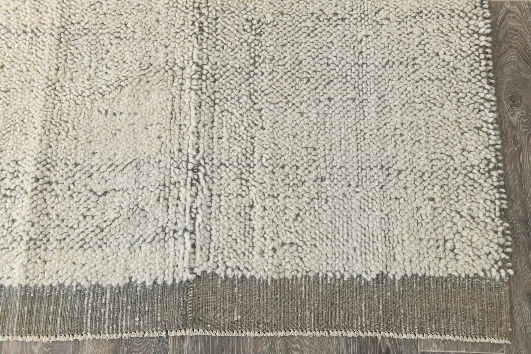 Kilim 198x307 cm, white, wool, 1970s - 216503