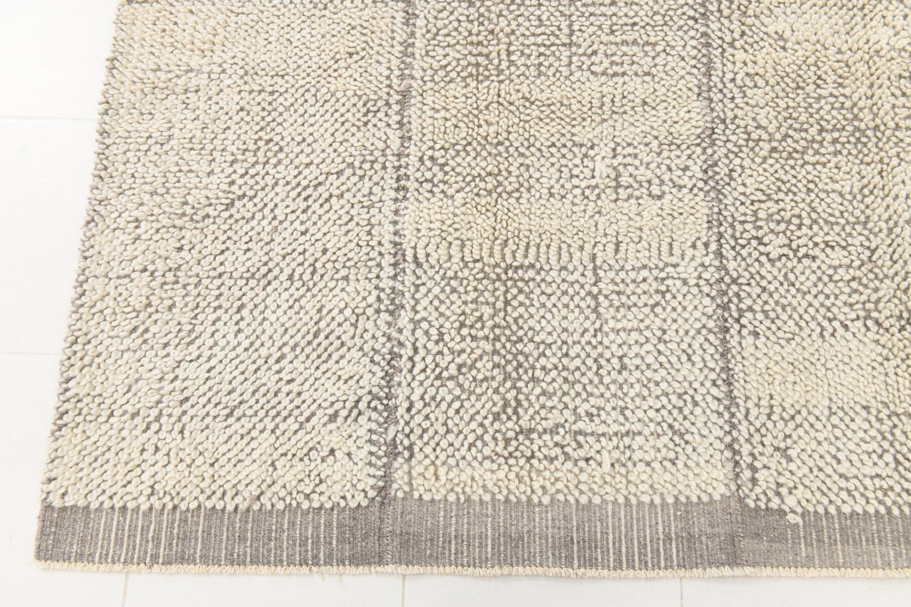 Kilim 307x255 cm, beige, wool, 1970s - 216490