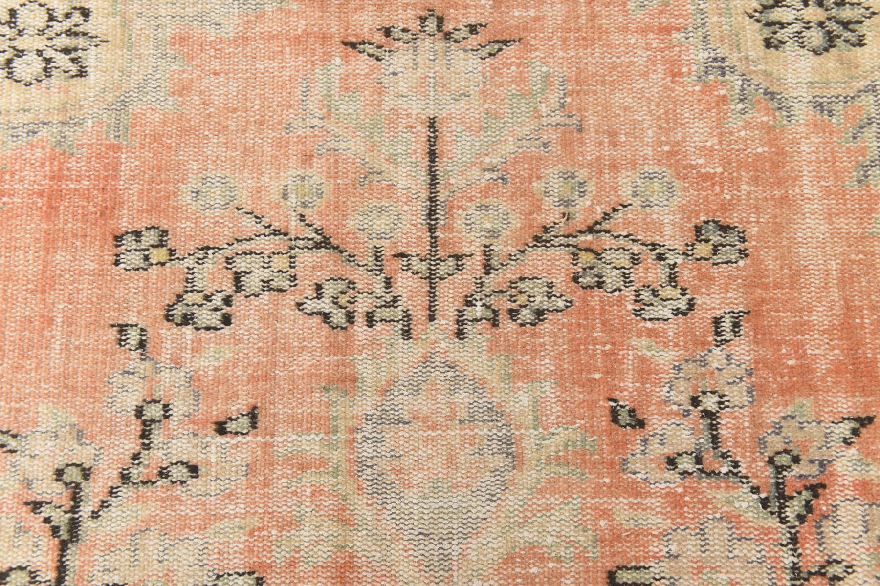 Rug 172x278 cm, beige, orange, wool, 1970s - 216401
