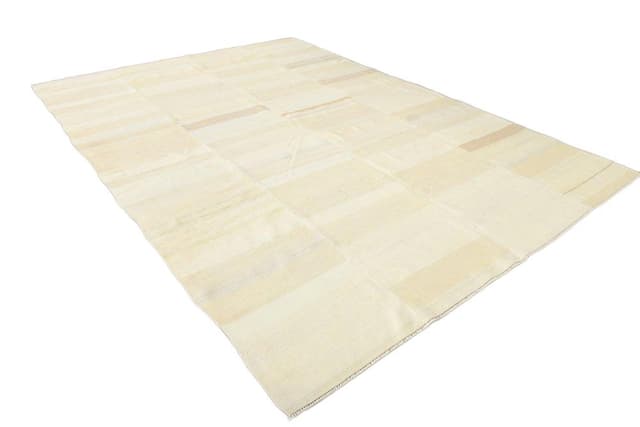 Kilim 338x240 cm, ivory, wool, 1980s - DIMENSION