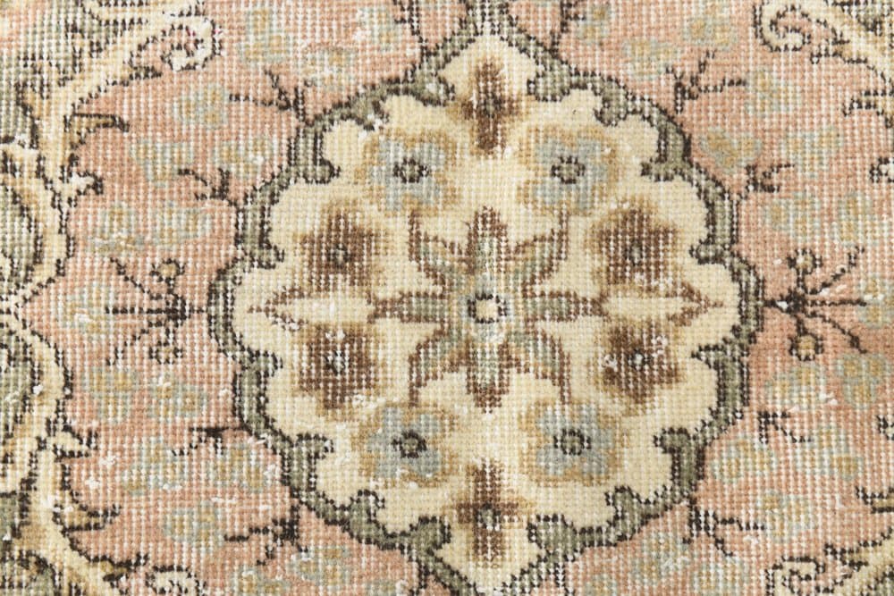 Dywan 175x278 cm, oliwkowy, wełna, lata 70. - 216373