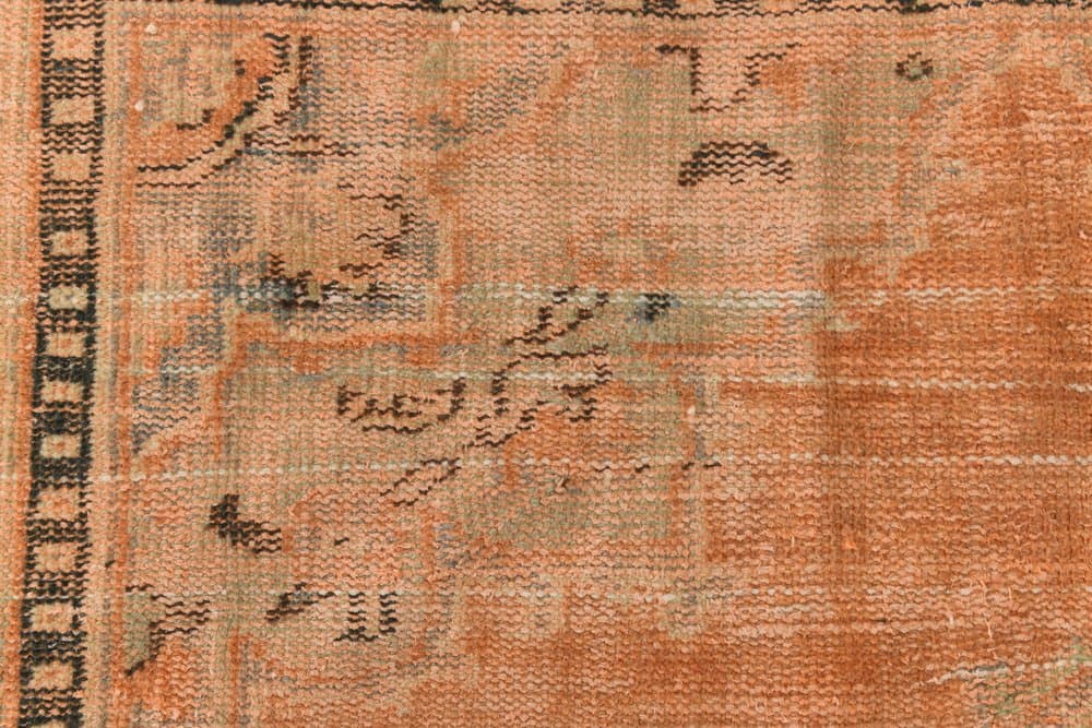 Dywan 194x292 cm, pomarańczowy, wełna, lata 70. - 216358