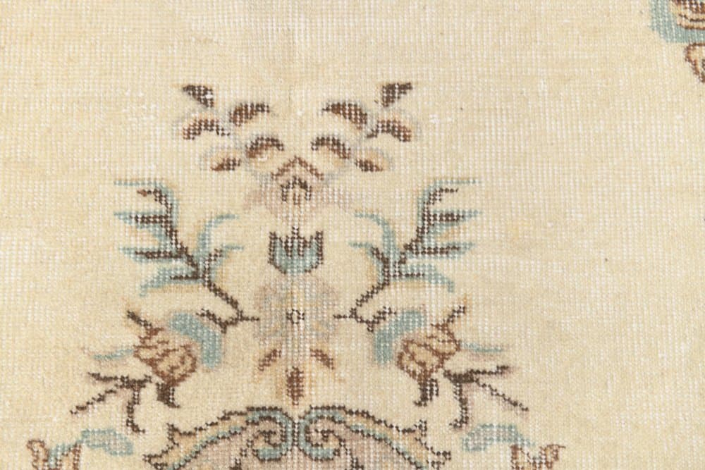 Rug 190x305 cm, beige, brown, wool, 1970s - 216268