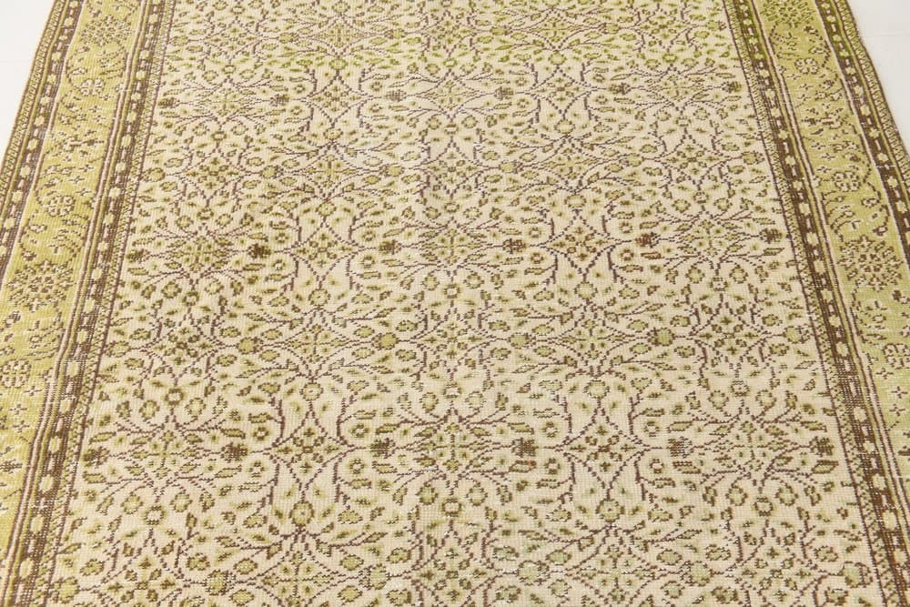 Rug 177x318 cm, olive, wool, 1970s - 216229