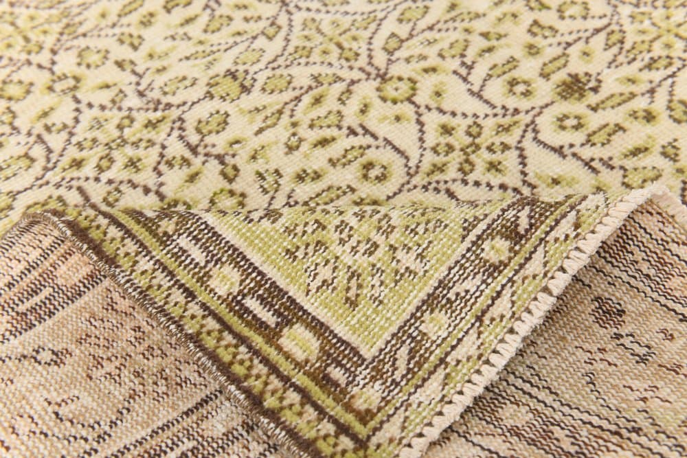 Rug 177x318 cm, olive, wool, 1970s - 216234