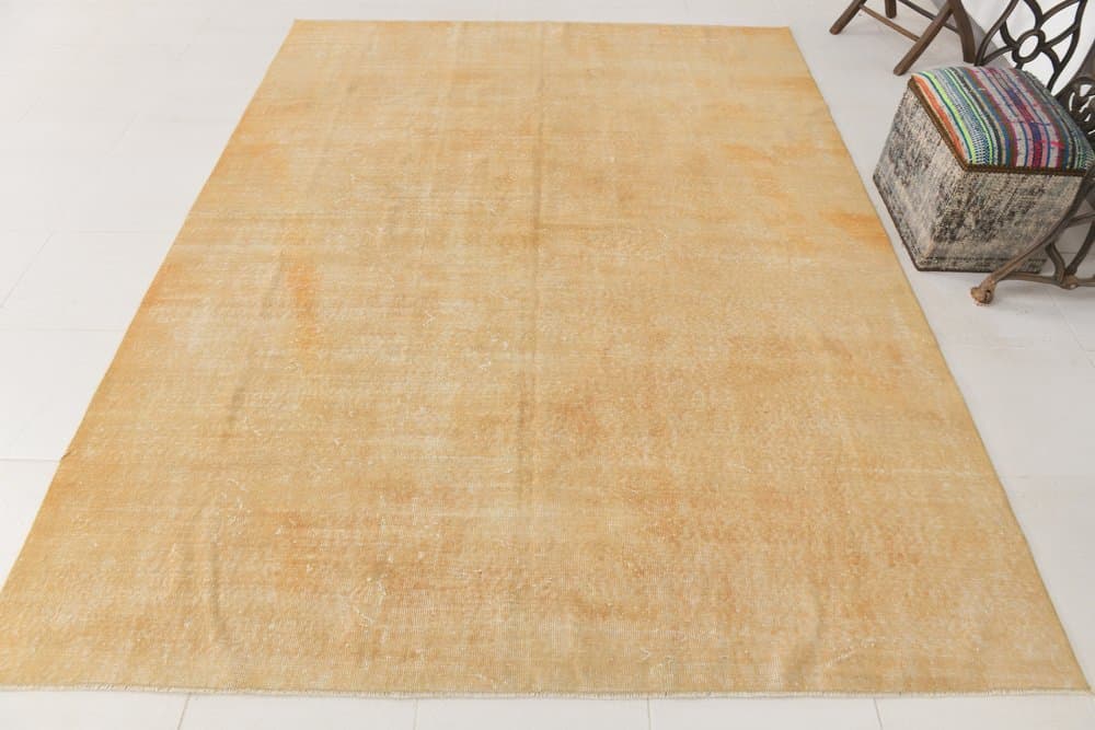 Rug 205x272 cm, beige, wool, 1970s - 216199