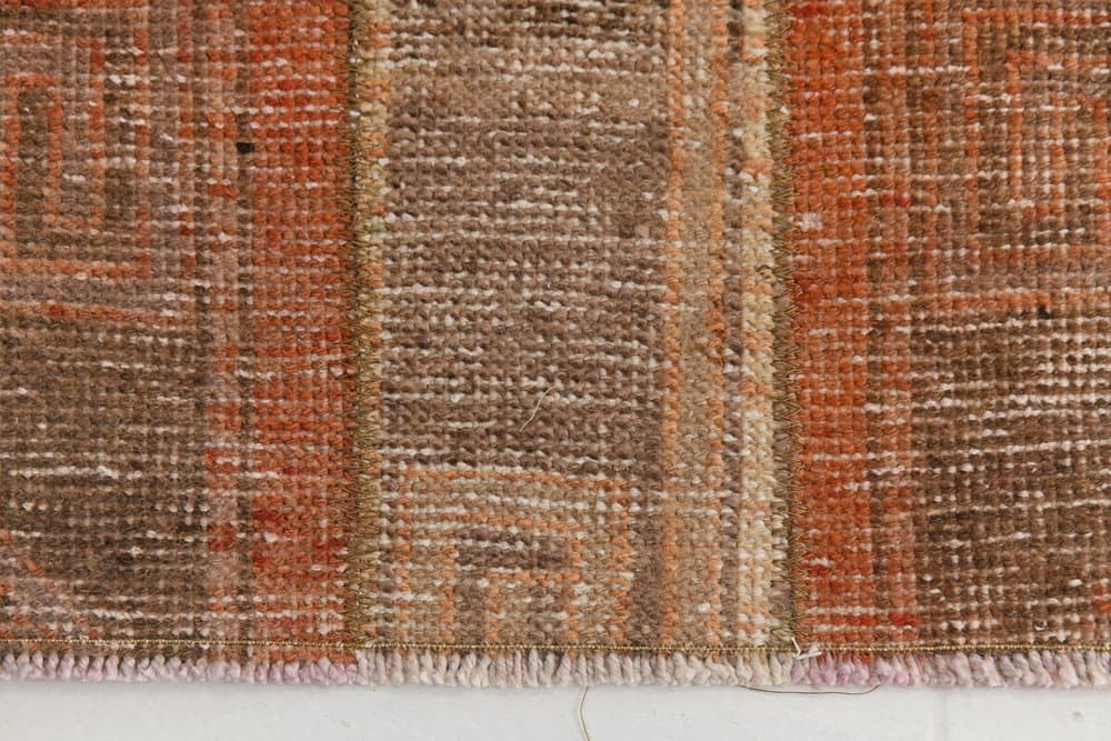 Dywan 53x97 cm, brązowy, wełna, lata 70. - 216146