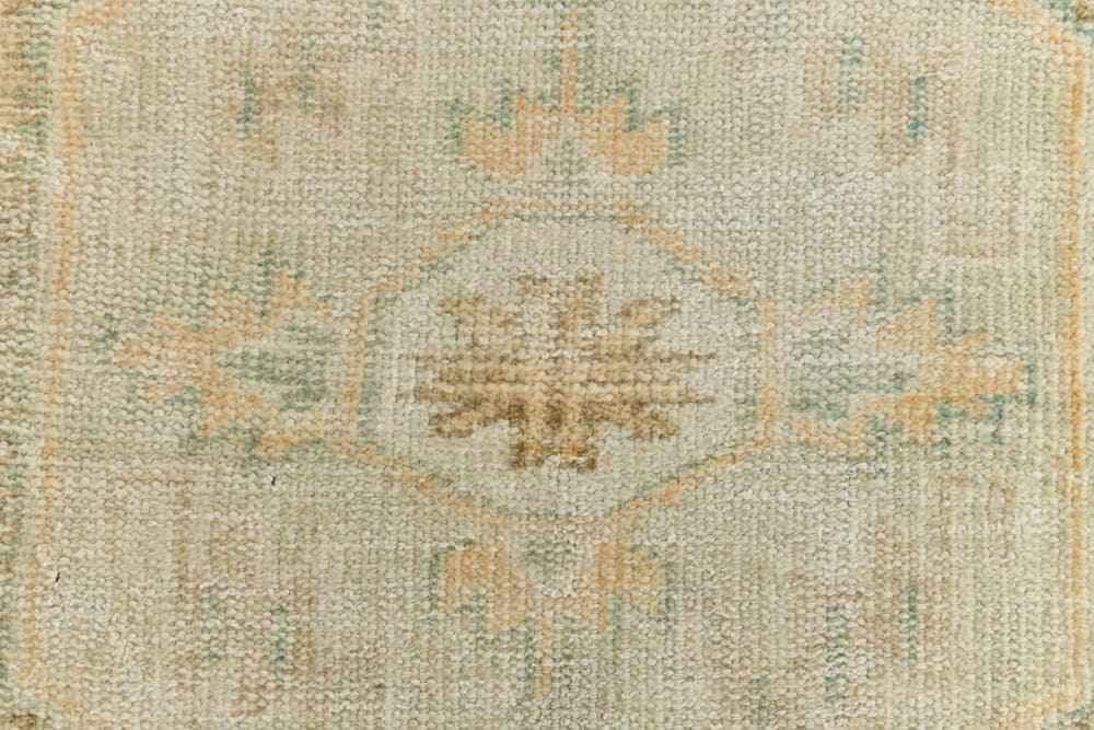 Chodnik 85x326 cm, beżowy, wełna, lata 60. - 216130