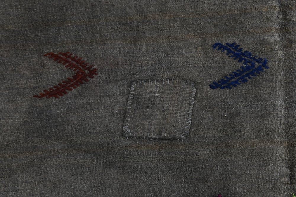 Rug 220x310 cm, Grey, Hemp, 1970s - 216793